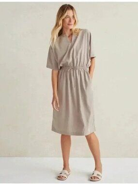 Haven Well Within Grey Midi Dress with pockets!